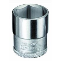 Soquete Sextavado E= 3/8" Aço Cromo Vanádio 15Mm X32Mm 3015MM Gedore