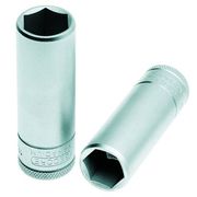 Soquete Sextavado E= 1/2" Longa Aço Cromo Vanádio 30Mm X82Mm 19L30MM Gedore