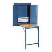 Armario para Ferr Aço Azul 2P 650X955X350Mm 3 Gav Bancada Retr 1402 Gedore