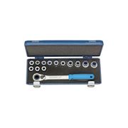 Soquete Jogo Combinado 1/2" 10-24Mm 14 Peças 19SKU20 Gedore