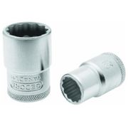 Soquete Estrela E= 1/2" Aço Cromo Vanádio 13/32" X38Mm D191332 Gedore