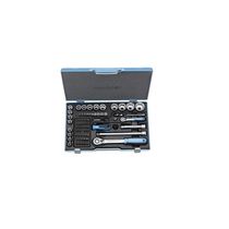 Kit Ferramentas Soq/Ext/Catr/Junta Univ/Bits 81 Peças Caixa 19V20U20 Gedore