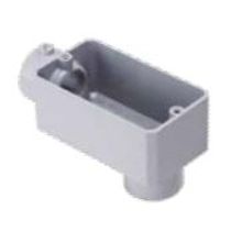 Condulete Al Lb 1" Npt Cz C/Tp C/V Pint 56103043 Tramontina Eletrica