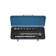 Soquete Jogo Combinado 1/2" 3/8-1" 12 Peças D19NP Gedore
