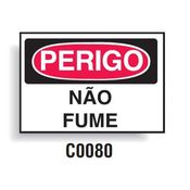 Placa Sinal Pla Perigo - Nao Fume 250X180Mm C0080B Brady