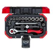 Soquete Jogo Combinado 1/4" 16 Pecas R49003016 Gedore