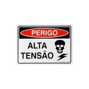 Placa Sinal Pvc Perigo Alta Tensao 350X250Mm C2175E Brady