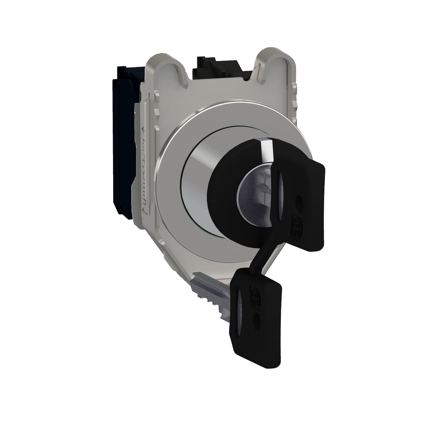 Comutador Ch 455 3Posprat 30,5Mm 45G 2Na XB4FG03 Schneider - Dimensional