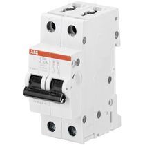 Disjuntor Mini Bipolar 20A 400/440VCA Z 10KA S200 S202Z20 Abb