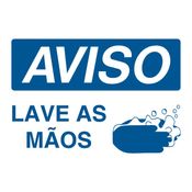 Placa Sinal Pla Aviso Lave As Maos 250X180Mm C1179B Brady