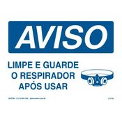 Placa Sinal Pla Aviso Limpe Guarde Resp 250X180Mm C1178B Brady