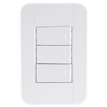 Interruptor Emb 3 Simp Br 250V 10A C/Pl 4X2" Br 57240070 Tramontina Eletrica