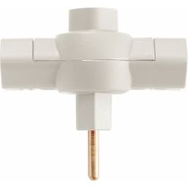 Plugue Tipo T Cz 2P 10A 57400170 Tramontina Eletrica