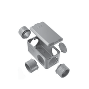 Condulete Mult Pvc 3/4" Cz LPC615CBPVCCZ2RJ45 Wetzel