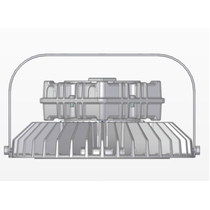 Lum High Bay Led 121W 17000Lm 5000K Ip65 LI17kPEND17k60BR220V Wetzel