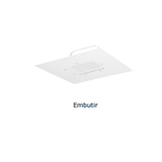 Luminaria Led 45W 5000K 4000Lm Br 220V Ip65 M01EMBUTIRESP4k120BR220V Wetzel