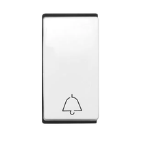 Interruptor Emb 1 Campainha Br 250V 2A C/Plac 4X2" Br Pop LG040 Legrand