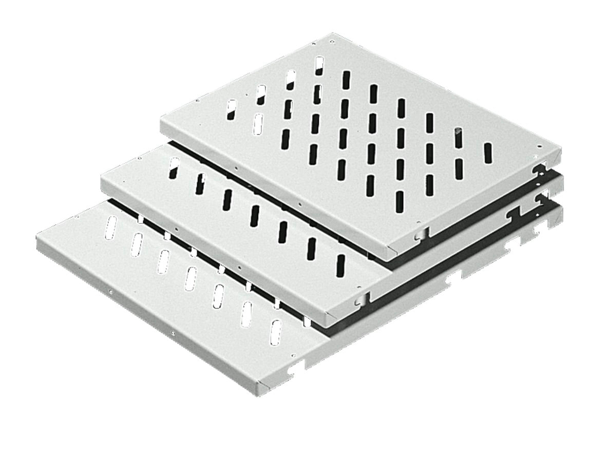 Bandeja Perf 100Kg 700Mm Ral 7035 7486735 Rittal - Dimensional