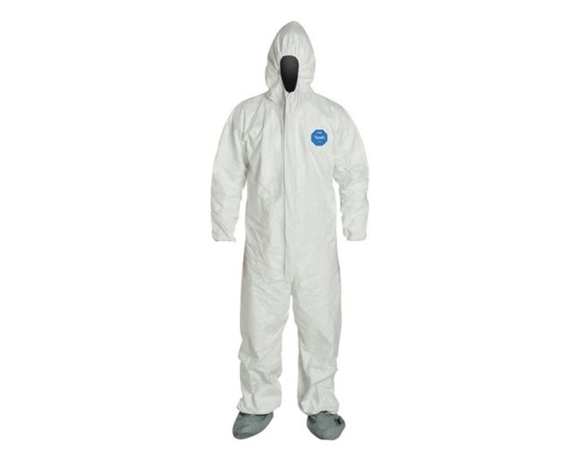 Macacao Tyvek 400 Br C/Capuz Zip Tam M TY122SWHMD0050LA Dupont