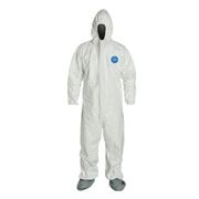 Macacao Tyvek 400 Br C/Capuz Zip Tam G TY122SWHLG0050LA Dupont