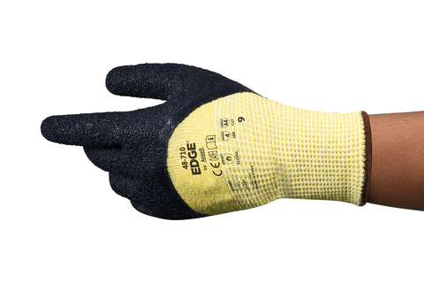 Luva Nitrílica Preta Antiderrapante Elastano 103147041 Tamanho 9/G