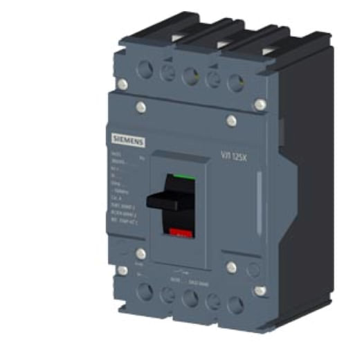 Disjuntor Cx Mold 3P Tmf 415V 80A 25Ka 3VJ10083DA320AA0 Siemens