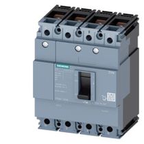 Disjuntor Caixa Moldada Tetrapolar Térmico/Magnético Fixos 380VCA 160A 36KA Sentron 3Vm11164Ed420Aa0 Siemens