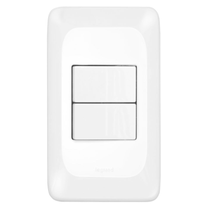 Interruptor Emb 1 Simp+1 Paral 250V 10A C/Pl 4X2" Pop LGX102 Legrand
