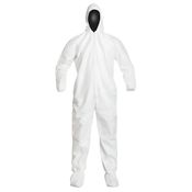 Macacao Tyvek Br C/Cap Zip C/Botas Tam M Isoclean IC109SWHMD0025PS Dupont