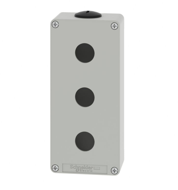 Comutador Knob Longo 2 Posições Preto 22Mm 90G 2Na+2Nf KP29001+