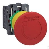 Botao Emerg Cogumelo 40Mm Vm 22Mm 300V 2Nf XB5AS84462 Schneider