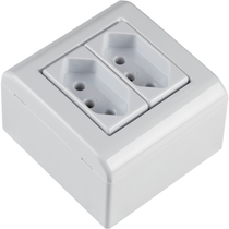 Caixa Tomada Sob Tp 2 Mod Tom Br 2P+T 20A 250V Lizflex 57304025 Tramontina Eletrica