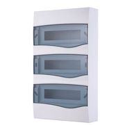 Quadro Distribuição Termoplástica Branco Sobrepor 36 Disjuntor 56300026 Tramontina Eletrica