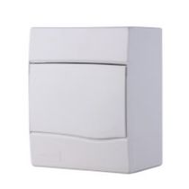 Quadro Distribuição Termoplástica Branco Sobrepor 5 Disjuntor 56300071 Tramontina Eletrica