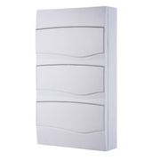 Quadro Distribuição Termoplástica Branco Sobrepor 36 Disjuntor 56300076 Tramontina Eletrica