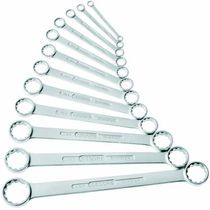 Chave Estrela Jogo 12 Peças Plana Aço Cromo Vanádio 6-32Mm 412M Gedore
