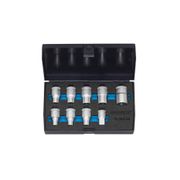 Chave Soquete Jogo 9 Peças 1/2" Torx Aço Cromo Vanádio E10-E24 TX19E09 Gedore