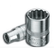 Soquete E= 1/4" Aço Cromo Vanádio 9Mm X25Mm D209MM Gedore