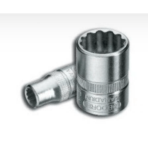 Soquete Estrela E= 1/4" Aço Cromo Vanádio 6Mm X25Mm D206MM Gedore