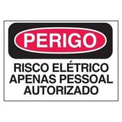 Etiqueta Vn Ades Perigo Risco Elet Apenas Pessoal Aut 65X45Mm C2717A Brady