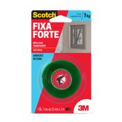 Fita Adesiva Dupla Face Espacr Incolor 24Mmx 2M Fixa Forte HB004420194 3M