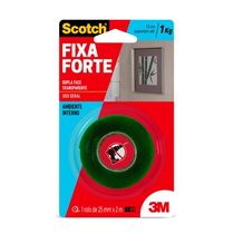 Fita Adesiva Dupla Face Espacr Incolor 24Mmx 2M Fixa Forte HB004420194 3M
