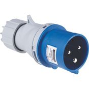 Plugue Ind Emb Macho 2P+T 32A 250V Az/Cz 56255035 Tramontina Eletrica