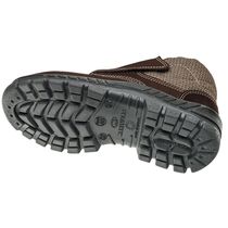 Botina de Segurança Nobuck Velcro PU BID Bico Aço 50B26CBVELA Marluvas