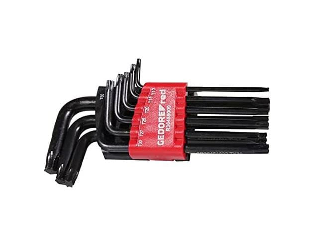 Chave L Jogo 9Pc Torx Longa T10-T50 R36405009 Gedore - Dimensional