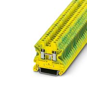 Conector Passagem Poliamida Verde/Amarelo 8Kv 0,14 4Mm2 UT2,5PE  Phoenix Contact