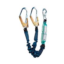 Talabarte Duplo Y Com ABS Tubular Poliéster Gancho 53mm 1300 Mm - HL032YEACT - HERCULES