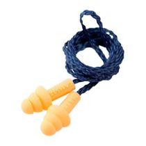 Protetor Auditivo Plug Silicone Laranja Cordão Poliéster Azul Bicolor - 007 - MAXXIROYAL - CA 11512