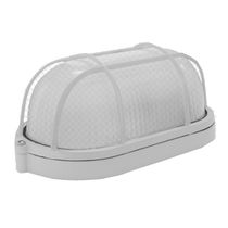 Luminária Arandela Tartaruga Oval Branca 1 Lâmpada (Não Inclusa) 60W E27 17,2 Foxlux