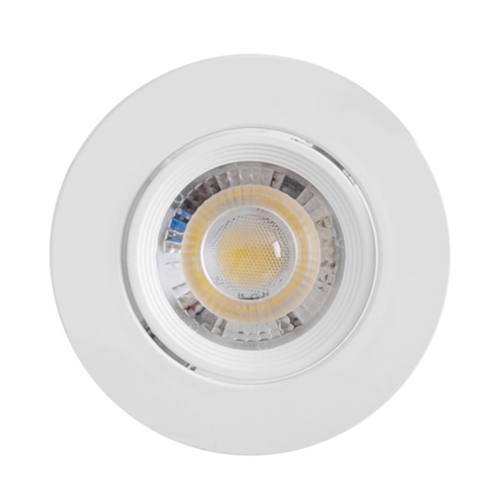 Luminária Led Spot Bellalux 3W Redondo 3000K Branco Bivolt 7017870